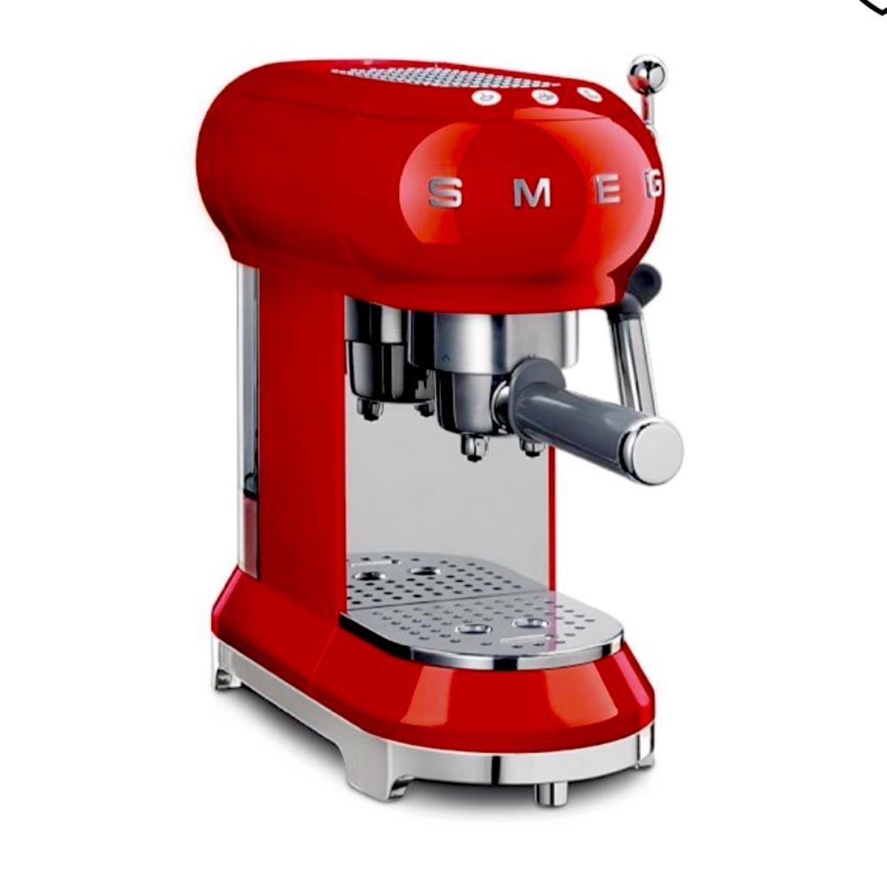 SMEG Retro Espresso Machine- Red